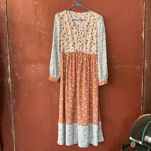 Large Floral Maxi Dress